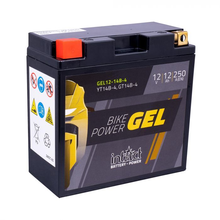 BATERÍA GEL POTENCIA MOTO RENDIMIENTO INTACTO YT14B-4 / GT14B-4-