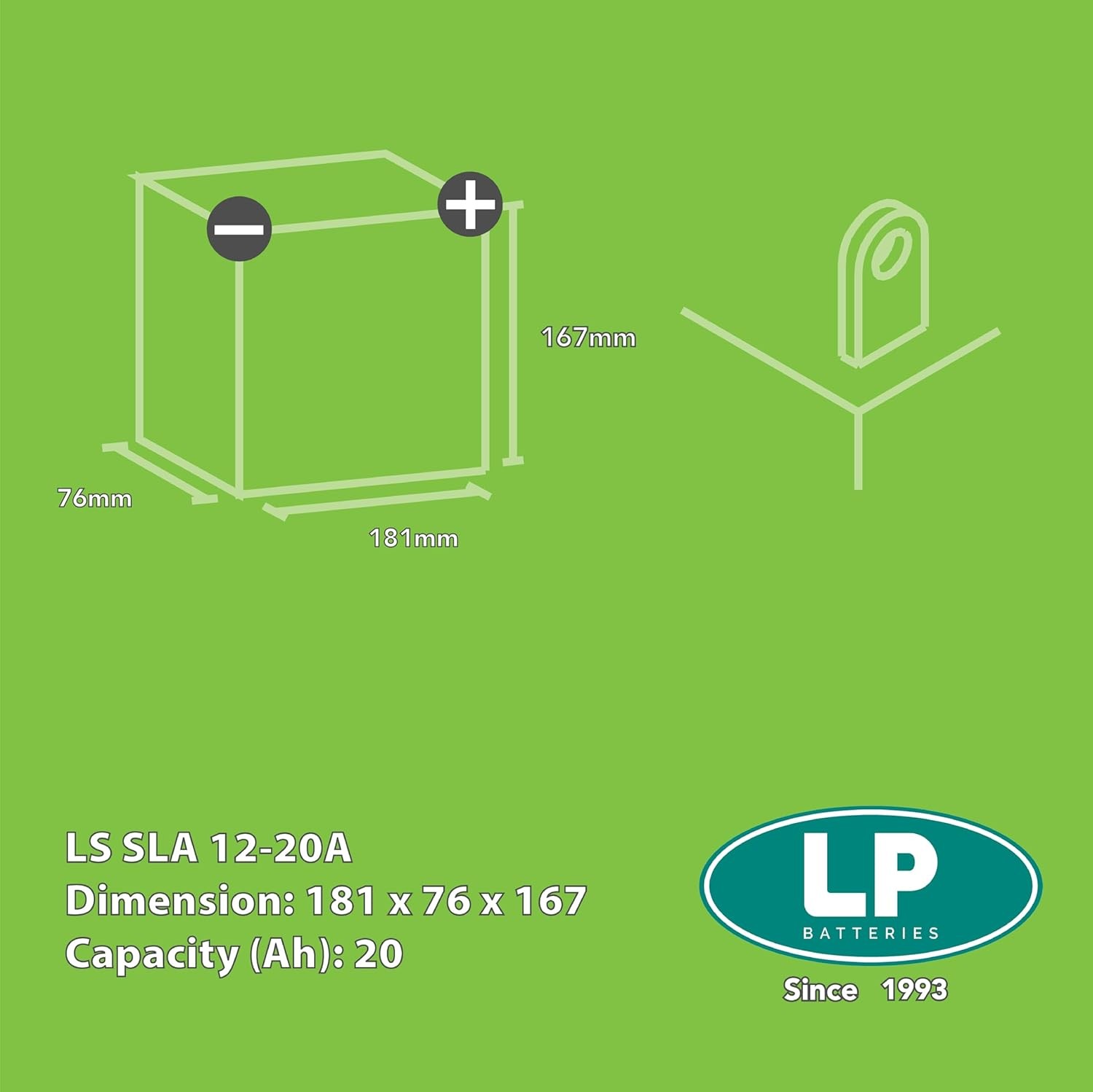 Moto, L&G SLA 12-20A LP Batería 12V, 180CCA Se Adapta a BMW K 75 RT (K569) 1991-96- - Image 4