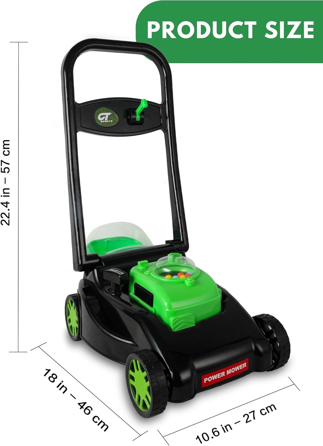 Cortacésped para niños con acción de corte de césped realista y sonidos sin baterías- - Image 2