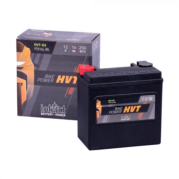 Batería de alimentación de bicicleta HVT activada sellada intAct YTX14L-BS / 65958-04A- - Image 2