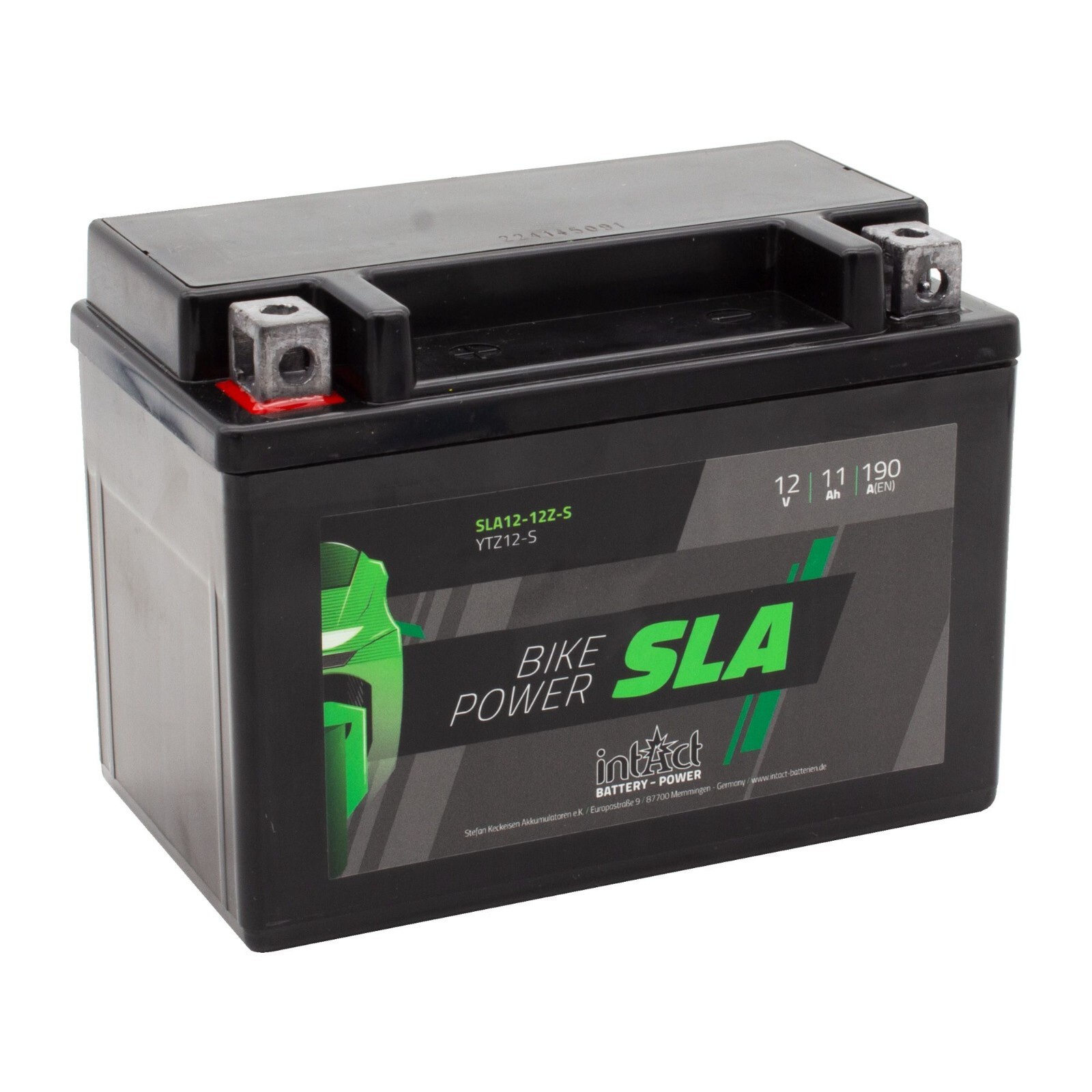 Batería intAct YTZ12-S Sellada Activada SLA Bicicleta-Power Moto-