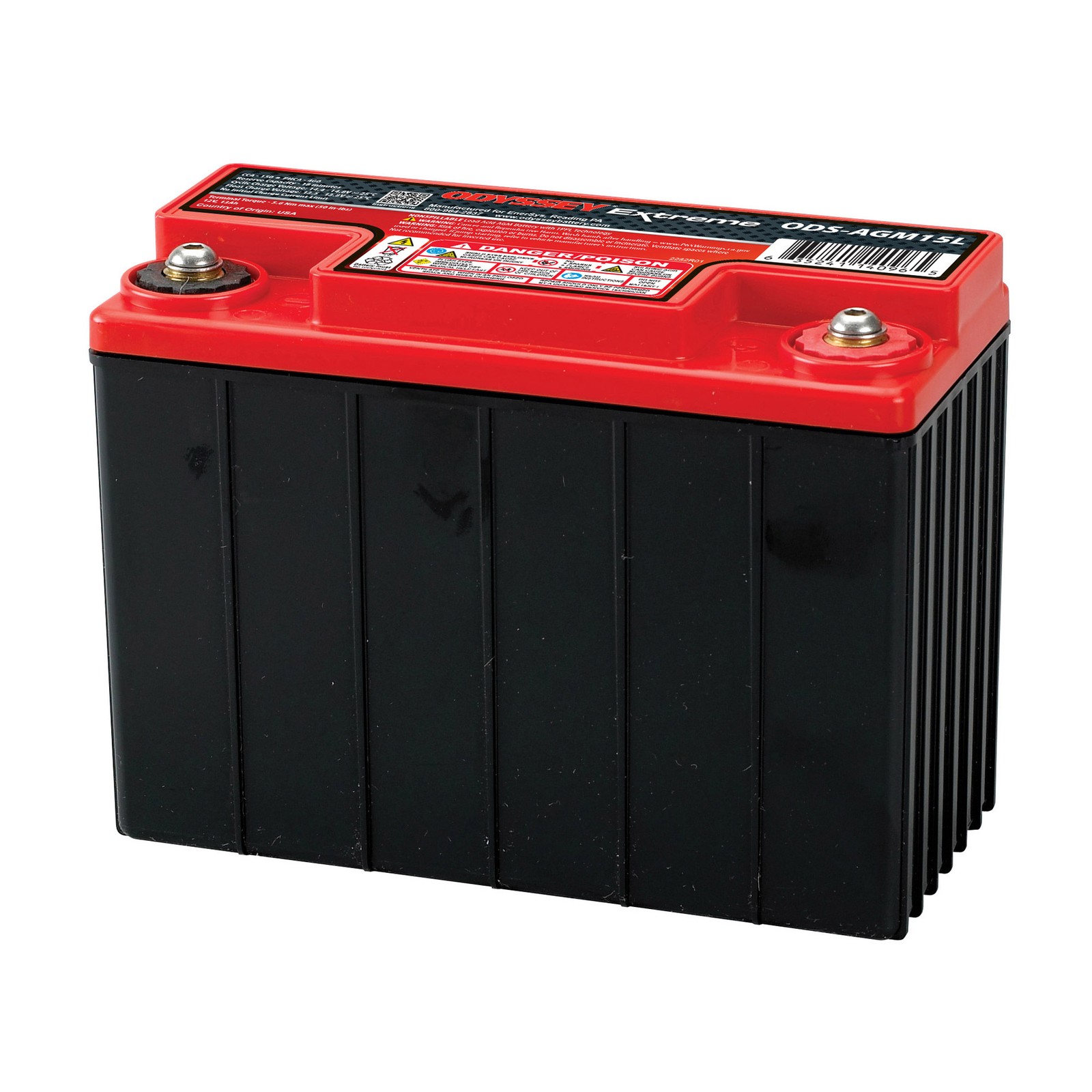 Batería AGM Odyssey Extreme Power & Motorsports (ODS) 12V, ODS-AGM15L (PC545)- - Image 2