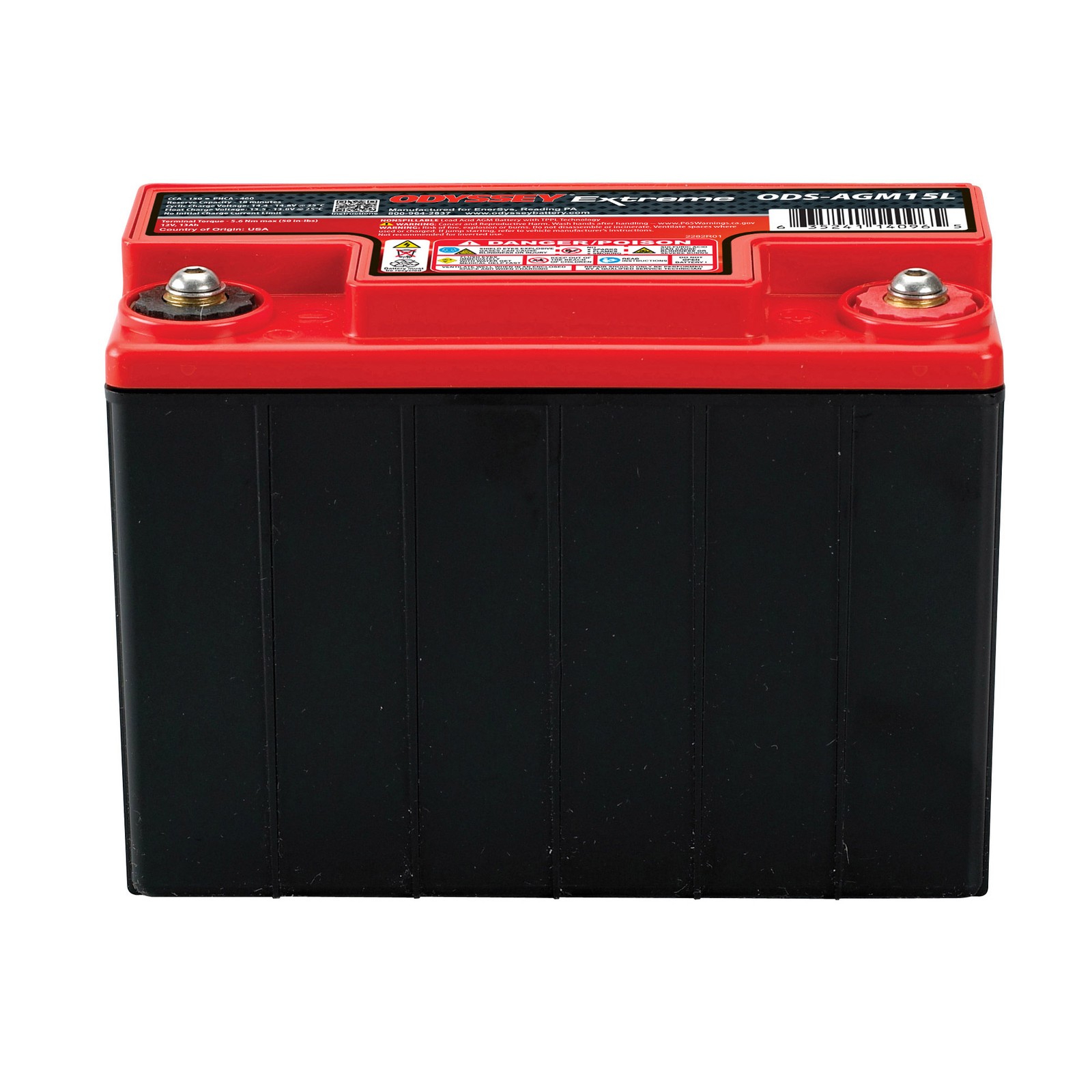 Batería AGM Odyssey Extreme Power & Motorsports (ODS) 12V, ODS-AGM15L (PC545)- - Image 3