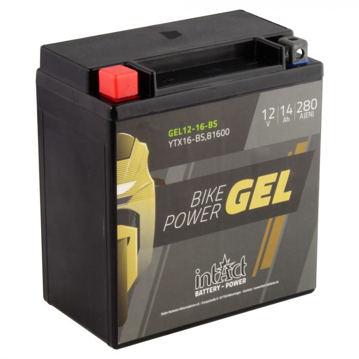 BATERÍA GEL POTENCIA MOTO RENDIMIENTO INTACTO YTX16-BS / 81600-