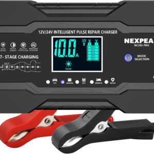 Cargador y mantenedor de batería de goteo de vacaciones de invierno de 10 amperios para baterías de 12 V-