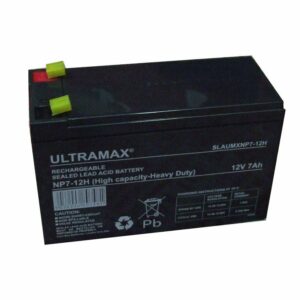 BATERÍAS SELLADAS ULTRAMAX 12V 7Ah VRLA SLA RECARGABLES DE ALTA RESISTENCIA-