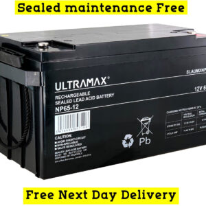12v 65ah SLA, baterías selladas de plomo ácido-