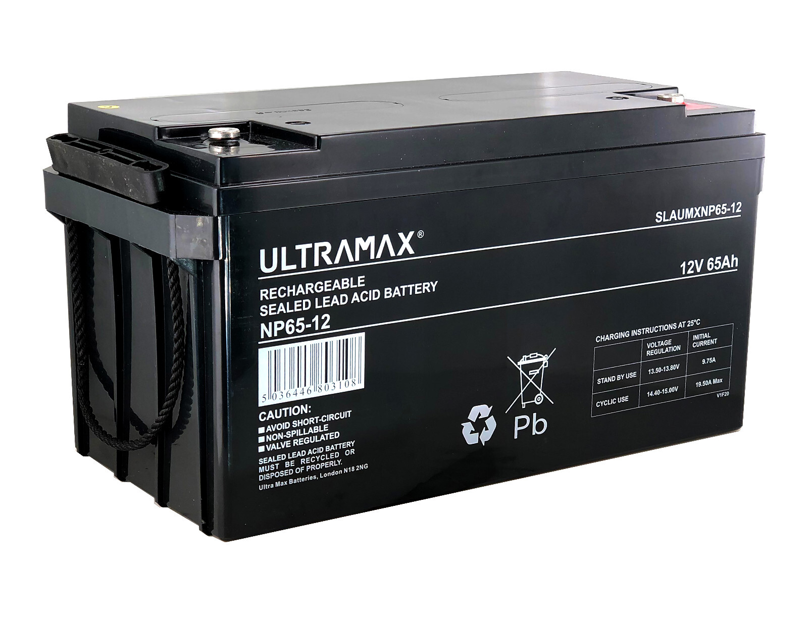 12v 65ah SLA, baterías selladas de plomo ácido- - Image 2