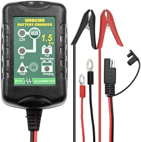 Cargador de goteo para mantenimiento de batería automático 6V 12V 15A-