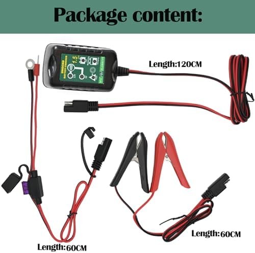 Cargador de goteo para mantenimiento de batería automático 6V 12V 15A- - Image 4