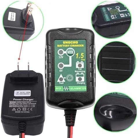 Cargador de goteo para mantenimiento de batería automático 6V 12V 15A- - Image 5