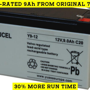 1 x YUASA YUCEL ES7-12 Y7-12 12V 7Ah AGM GEL SLA 12V 9AH NP7-12 Y7-12-