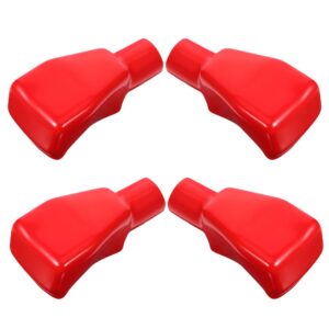 4 Piezas Cubierta de Terminal Automotriz Baterías Accesorios Protectores de Batería-