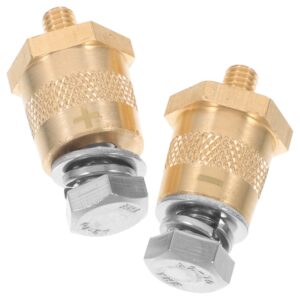 2 Piezas Terminales Abrazaderas Conectores Baterías Accesorios Cable Eléctrico-