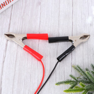 Clips SAE a cocodrilo abrazaderas adaptadoras baterías automotrices cargador accesorios-