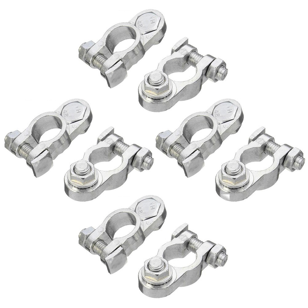8 Piezas Soporte de Batería Universal 12V Práctico Clip de Terminal de Batería Clip de Batería- - Image 3