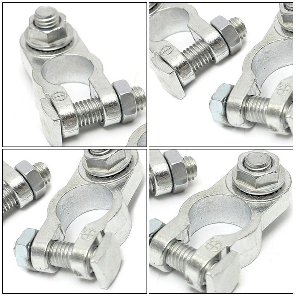 8 Piezas Soporte de Batería Universal 12V Práctico Clip de Terminal de Batería Clip de Batería- - Image 5