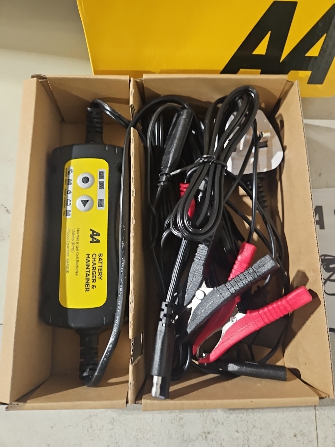 Cargador Mantenedor Batería Coche AA 1.5A 6V 12V Totalmente Automático con Cocodrilo- - Image 2