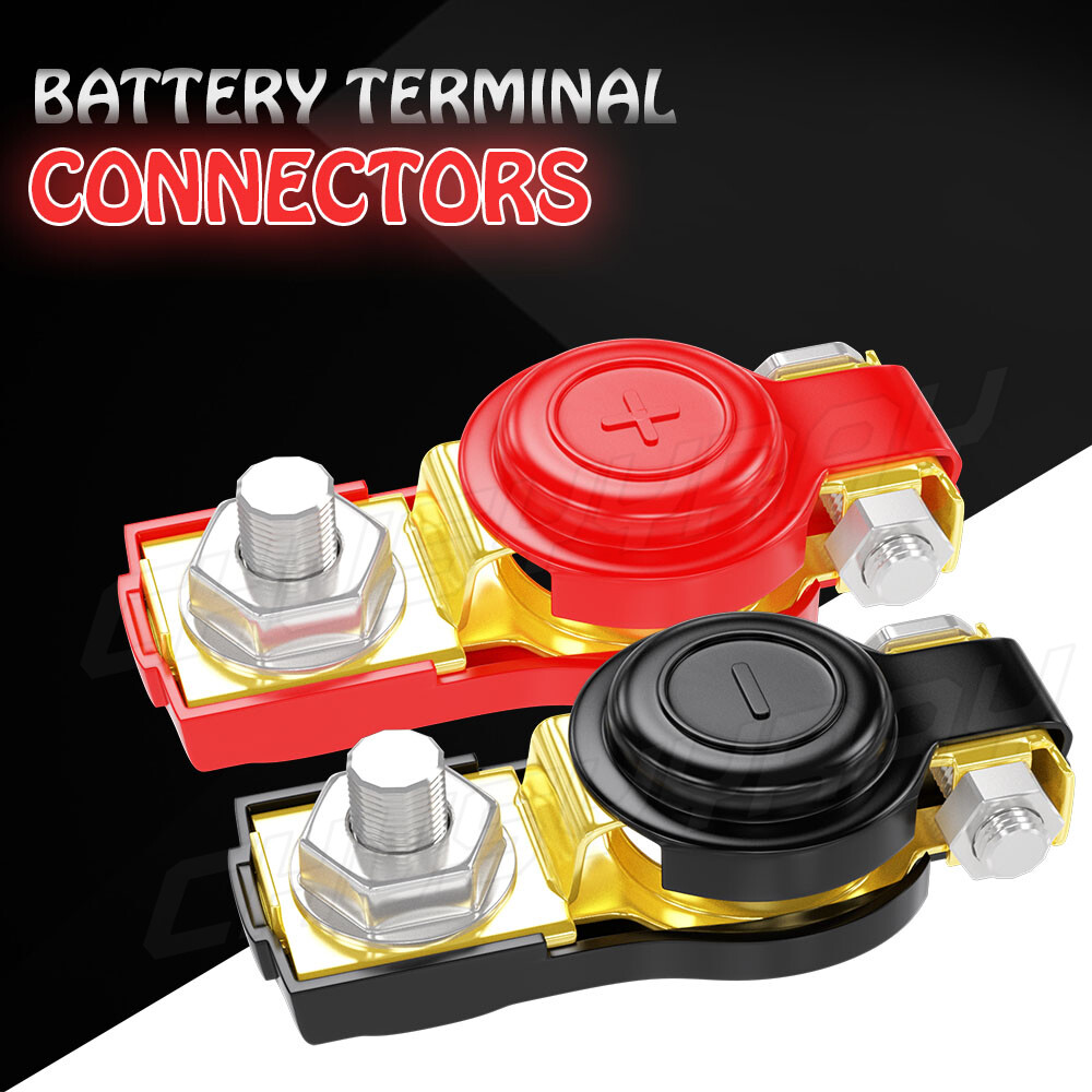 Conectores de abrazadera de terminales de cable de batería de 3 vías de poste superior automotriz de 12 V para automóvil-