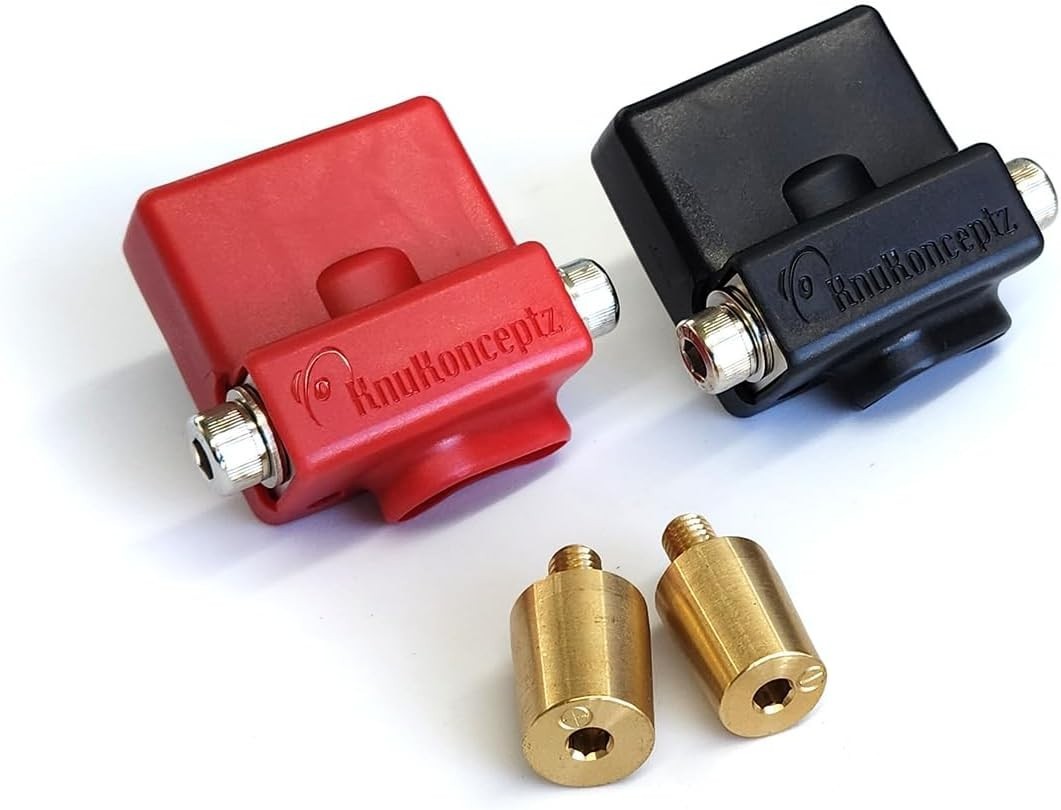 Par de terminales de batería negativo positivo con adaptador de poste superior OEM automotriz- - Image 3