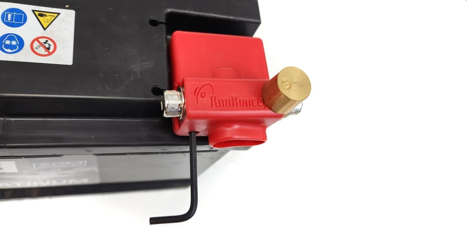 Par de terminales de batería negativo positivo con adaptador de poste superior OEM automotriz- - Image 4
