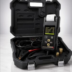¡Nuevo! Probador digital de batería y sistema de 6/12/24 V con impresora, cables de 10 pies, 50 pruebas-