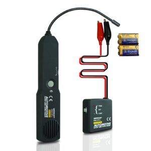Probador de circuitos automotrices y rastreador de cables, DC 6-42V, sonda flexible, localización de fallas...-