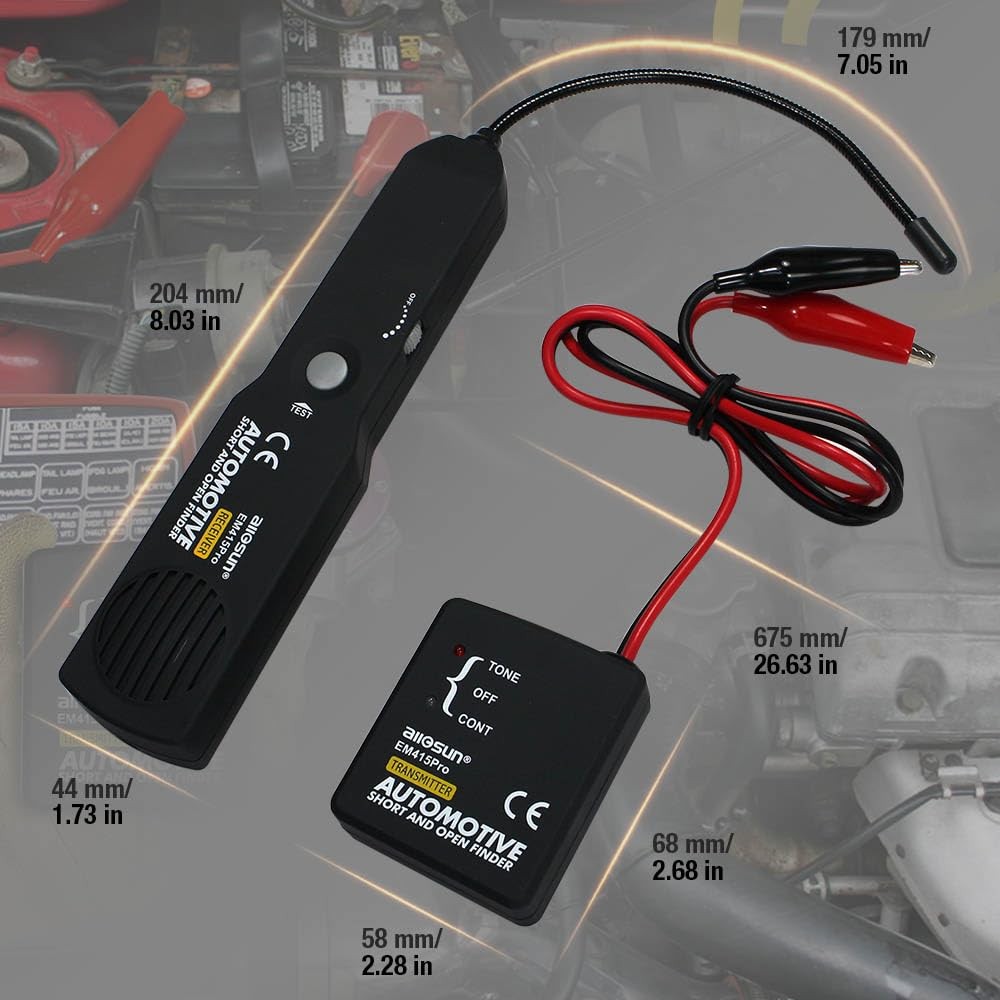 Probador de circuito OpenShort Finder eléctrico automotriz em415Pro generador de tonos aprox.- - Image 3