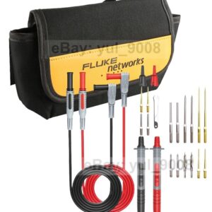 Kit de cables de prueba automotrices sondas de perforación + estuche de transporte suave para multímetro FLUKE-