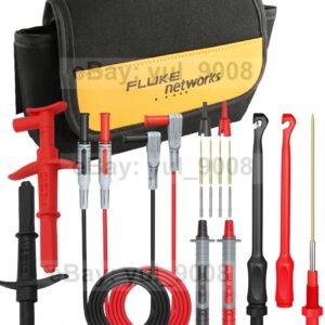 Kit de cables de prueba automotrices sonda de perforación + estuche blando para multímetro/herramientas FLUKE-