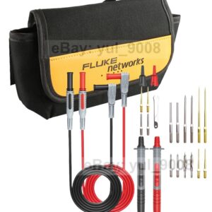 Kit de cables de prueba automotrices sondas de perforación + estuche de transporte suave para medidor/herramientas FLUKE-