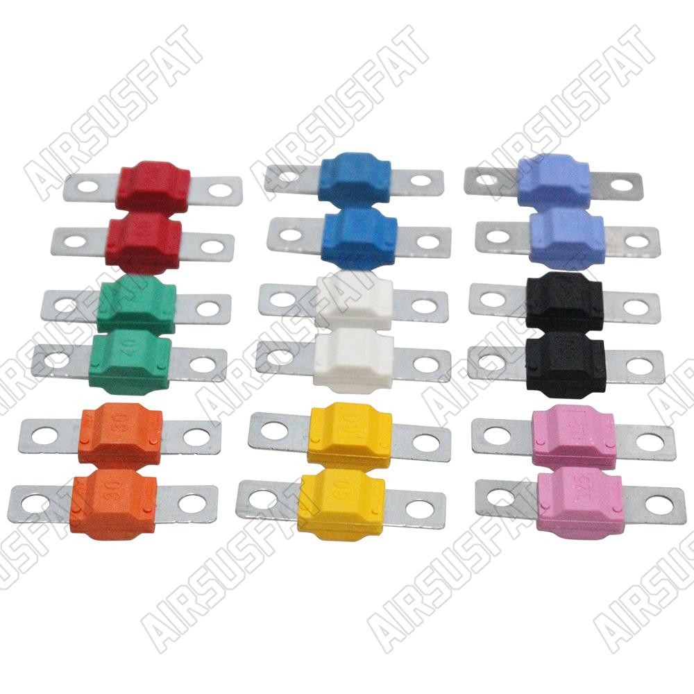 Surtido de fusibles 18xAMI/Midi 12V-58V alta corriente enchapado en cobre mini fusible atornillable- - Image 2