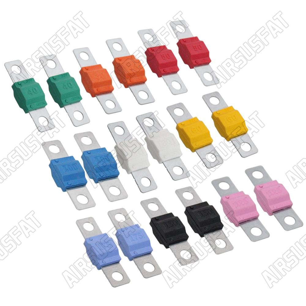 Surtido de fusibles 18xAMI/Midi 12V-58V alta corriente enchapado en cobre mini fusible atornillable- - Image 3