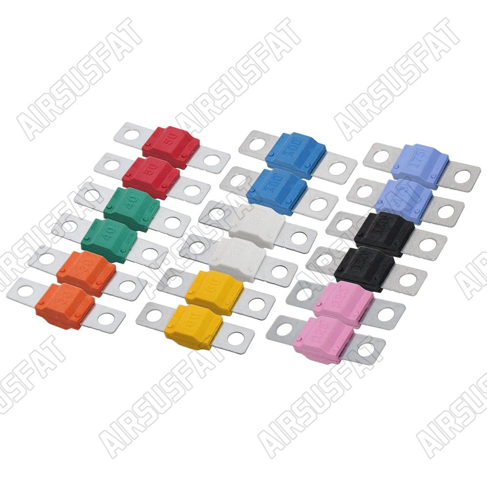 Surtido de fusibles 18xAMI/Midi 12V-58V alta corriente enchapado en cobre mini fusible atornillable- - Image 4