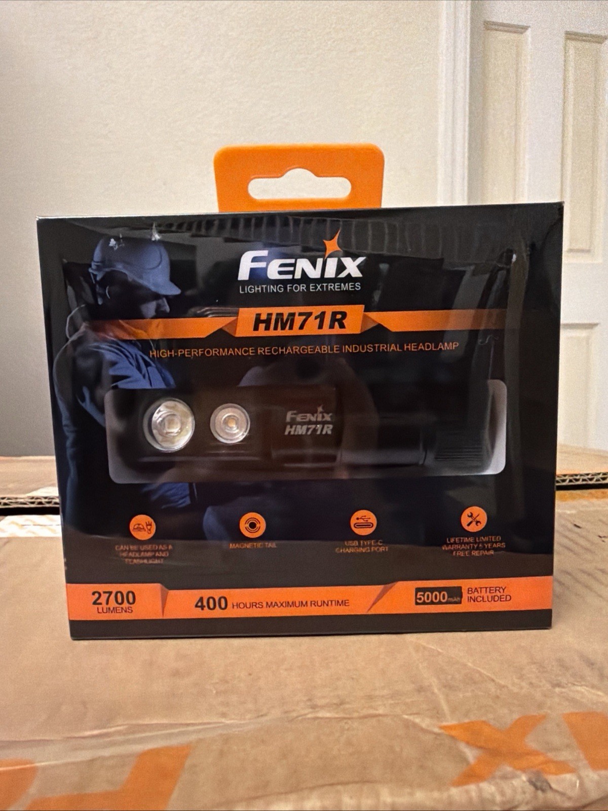 Faro recargable Fenix HM71R 2700 lúmenes USB-C- - Image 2