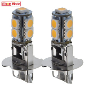 2X 6V H3 WARM WHITE LED FOG DRIVING LIGHT FLASHLIGHT TORCH HEAD BULB LAMP GLOBES