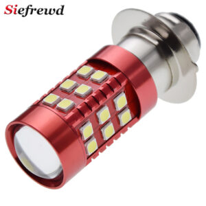 H6M P15D 3030 LED Motorbike Headlight Bulb Lamp 12V-60V White Hi/Lo Beam Globes