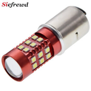 1 x BA20D H6 12V-60V LED Motorcycle Headlight Bulb Motorbike Hi/Low Beam Globes