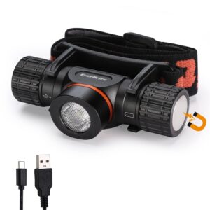 EverBrite Faro Recargable 1000 Lúmenes LED USB-C 5 Modos de Luz Base Magnética-