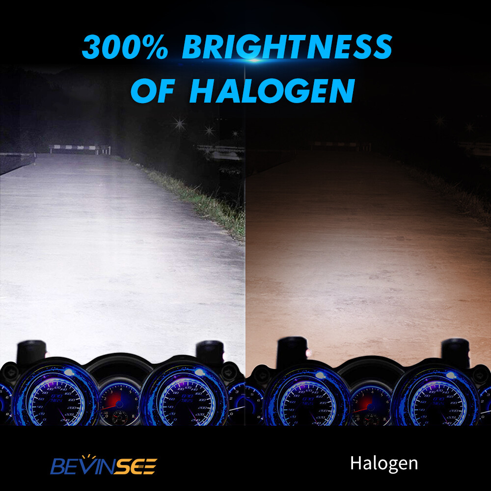 2x Globos de faros LED H7 6000K para BMW motocicleta R1200GS R1200RT bombillas brillantes- - Image 3