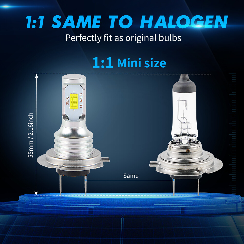 2x Globos de faros LED H7 6000K para BMW motocicleta R1200GS R1200RT bombillas brillantes- - Image 4