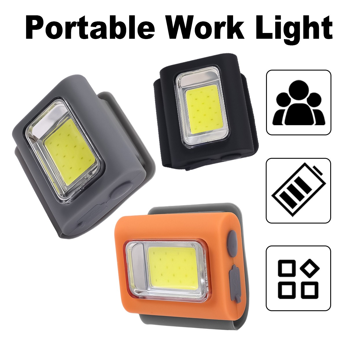 6 Modo de Trabajo LED Luz de Trabajo Diadema Impermeable Linterna Faro Bombilla Super-