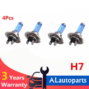 4pcs 12V H7 100W 6000k Xenon White Halogen Car Head Light Lamp Globes Bulbs New