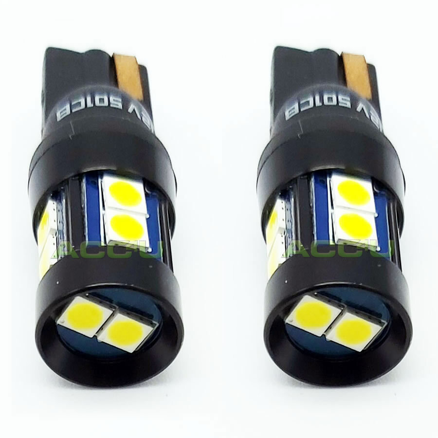 Anillo 12v Coche W5W 501 Canbus Libre de Errores 6000K Blanco LED Bombillas Interior- - Image 4