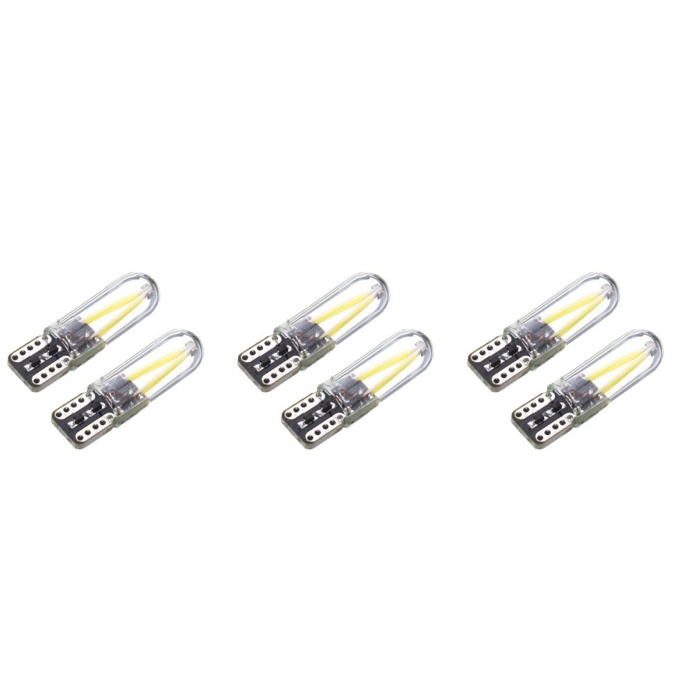 Paquete de 3 luces de lectura LED indicadoras interiores de bombilla automotriz para cúpula de coche-