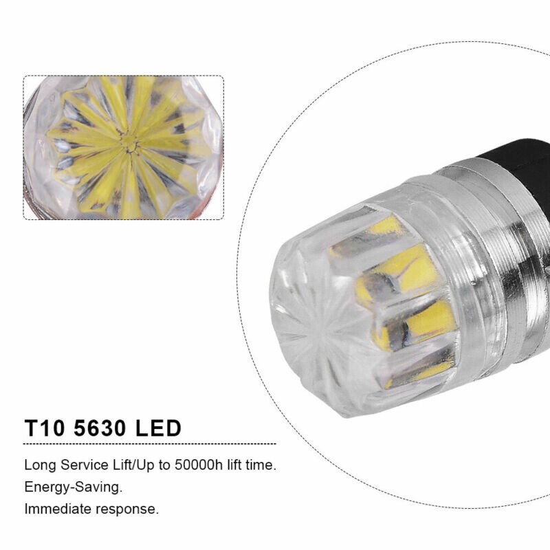 10x 2SMD LED Automotriz Interior Domo Mapa Licencia-Bombillas Blancas Lámparas- - Image 4