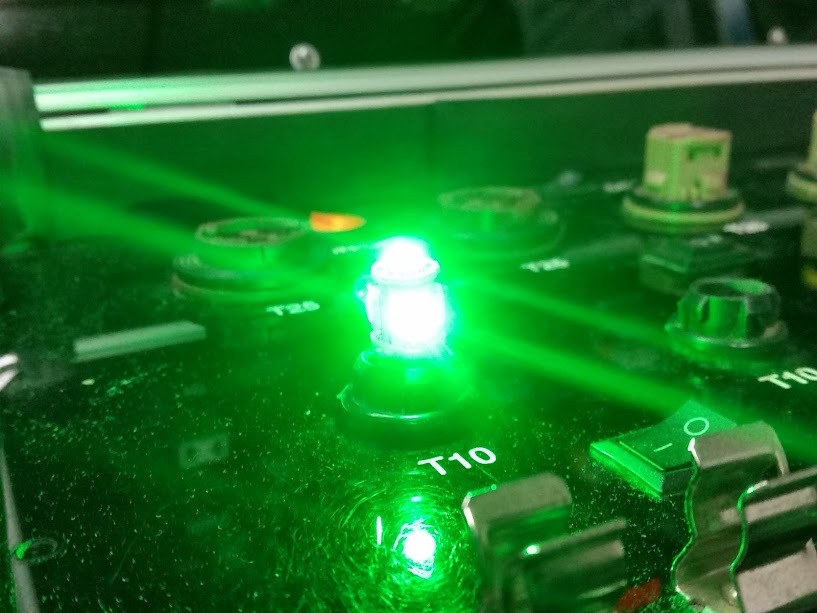 W5W T10 501 12V 5050 5 SMD LED Cuña Xenón Verde Interior Bombillas A- - Image 2