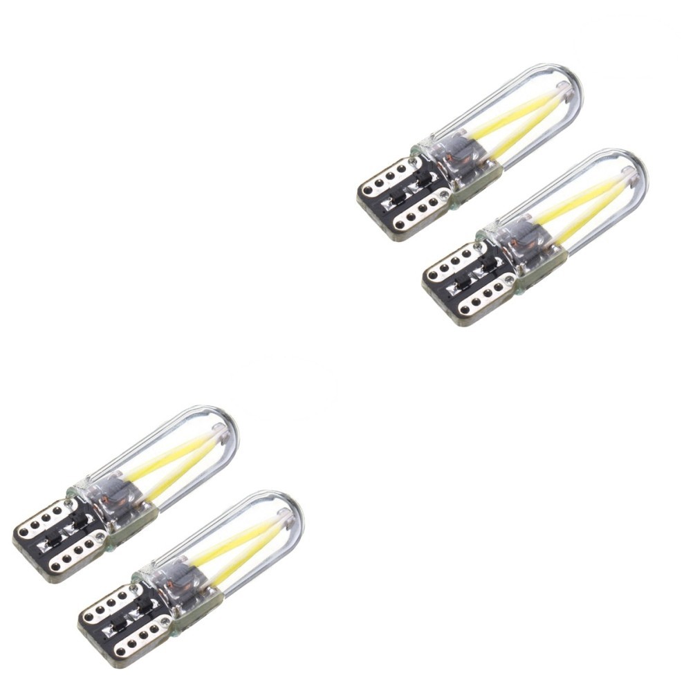 Paquete de 2 bombillas laterales LED para domo interior automotriz para automóviles-