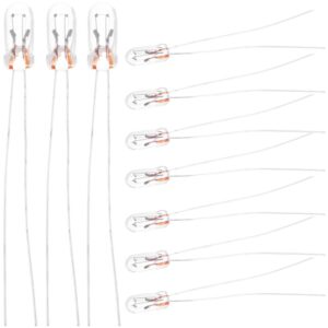 10 piezas Bombilla de tablero 12v Automotriz Interior Panel de instrumentos Halógena-