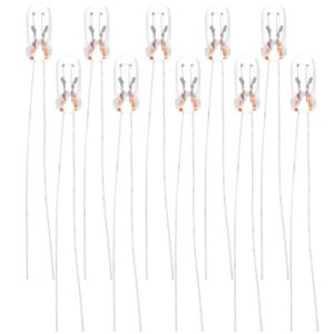 10 piezas Bombilla de tablero 12v Automotriz Interior Panel de instrumentos Halógena-